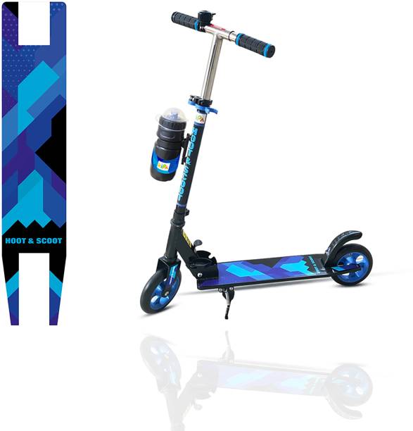 KIPA GAMING Hoot and Scoot Tri Scooter with Water Bottle and Adjustable Height for Kids