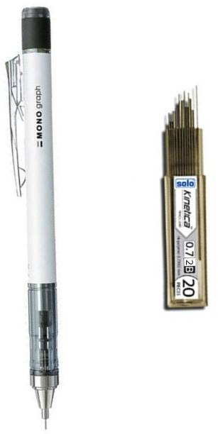 Tombow Mechanical Pencil, Monograph 0.7mm With Lead 0.7mm 2B Pencil
