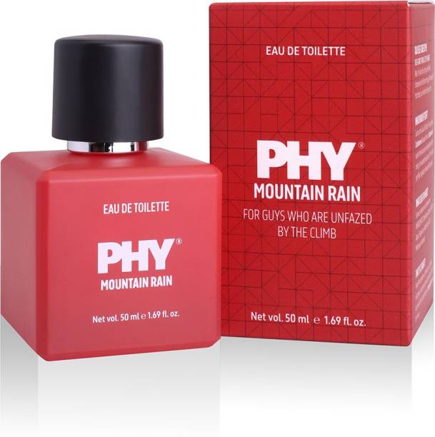 Phy Mountain Rain EDT | The Spirit of Adventure | Long lasting perfume Eau de Toilette  -  50 ml