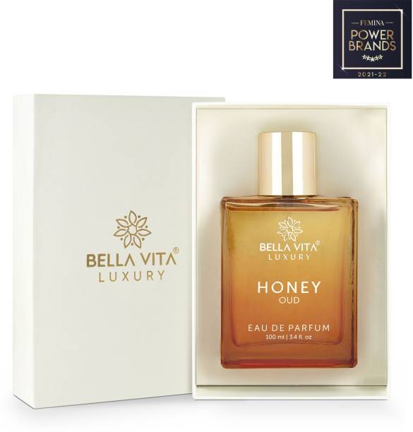 Bella vita organic Honey OUD with Honey, Floral & Oud Scent ,EDP Fragrance, Eau de Parfum  -  100 ml