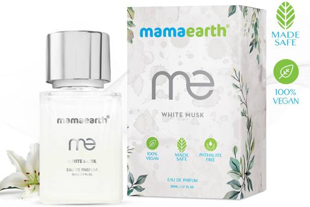 MamaEarth ME White Musk Eau De Parfum For a Fragrance Closest To Your Skin Eau de Parfum  -  50 ml