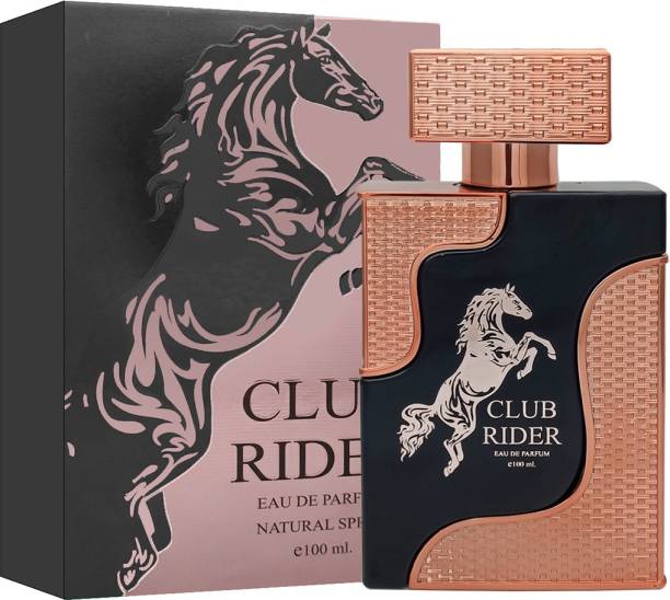 JBJ Club Rider Eau de Parfum -100ml for Men and Women, (Black) Eau de Parfum  -  100 ml