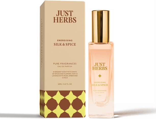 Just Herbs Long Lasting, Energising Parfum With Hints Of Spices & Flowers, Slik & Spice - Eau de Parfum  -  20 ml