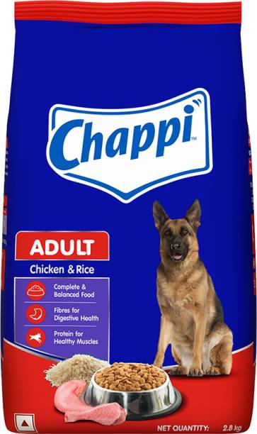 Chappi Chicken, Rice 2.8 kg Dry Adult Dog Food