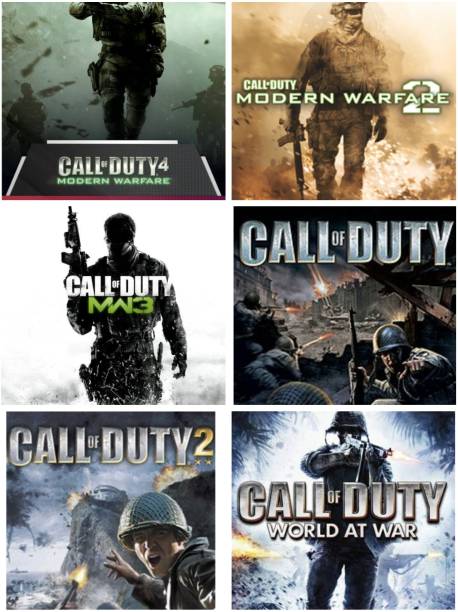 2Cap Call Of Duty 1-2-5, Modern Warfare 1-2-3 Pc Game L...