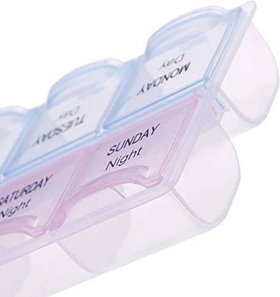 bagsio 14 2 week pill box organsizer, travel holder,pill box Pill Box