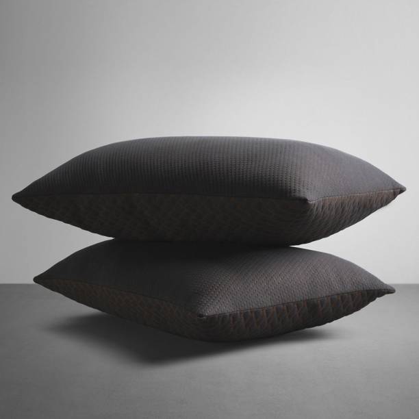 LA VERNE LUXURY Microfibre Geometric Sleeping Pillow Pack of 2