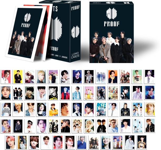 Special BTS Proof Album Photo card For BTS True Fan's ( "3x4"inches )Pack OF 64 Card With beautiful Box High Quality Printed Photos Paper Print