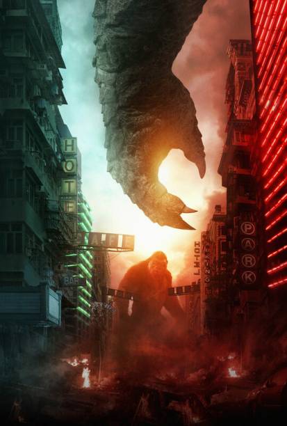 Godzilla Godzilla Vs King Kong Matte Finish Poster Pape...