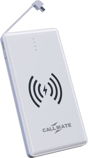 Callmate 10000 mAh Wireless Power Bank (10 W, Fast Charging)