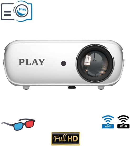 PLAY Native Full HD 150'' 4K Projector Compatible Phone...