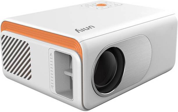 UNIY UY40 Resolution (800x480) | Screen Size 35 to 120 inch | Connect HDMI/AV/AUX/USB (1000 lm / Remote Controller) Portable Projector
