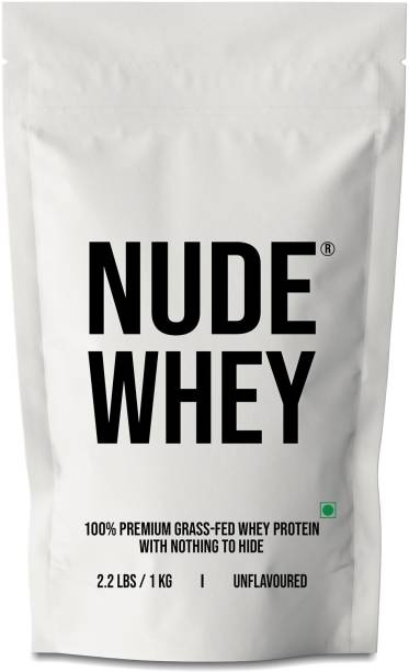 Nude Nutrition Whey Protein Unflavored Protein Powder for Muscle Growth Whey Protein