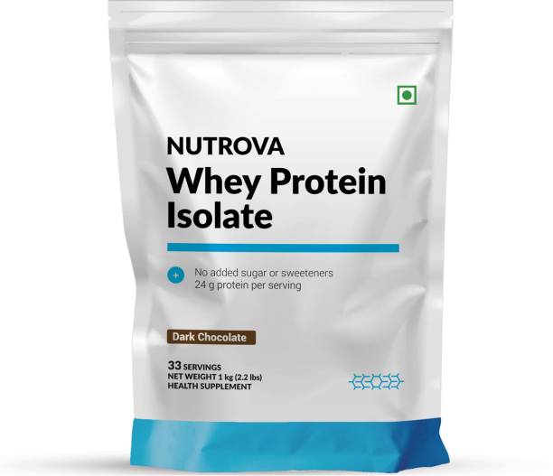 NUTROVA Whey Protein Isolate, 24g Protein Per Scoop Whey Protein