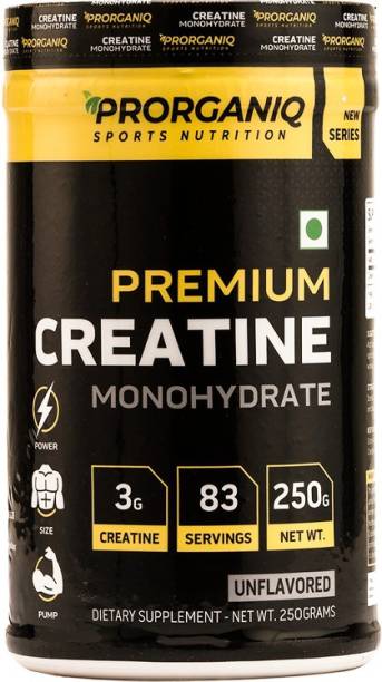 Prorganiq Premium Creatine Monohydrate Powder Supplement Creatine