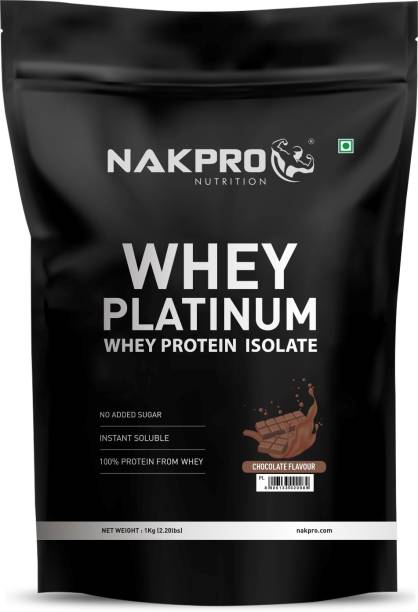 Nakpro PLATINUM 100% Whey Protein Isolate Supplement Powder Whey Protein
