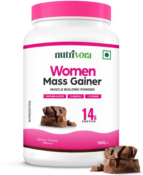 Nutrivora Mass Gainer For Women, Woman Protein Weight Gainers/Mass Gainers