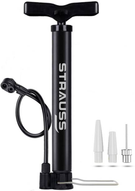 Strauss Air Pump, Double Action Bicycle, Ball Pump