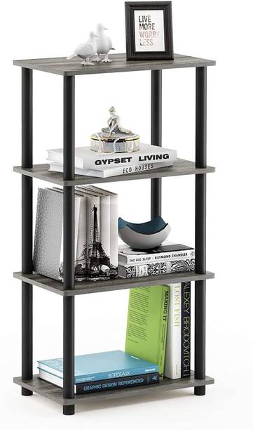 Star Work 4 TIER SHELF Wooden Wall Shelf