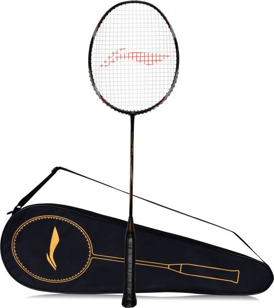 LI-NING Armour Black, Gold Strung Badminton Racquet