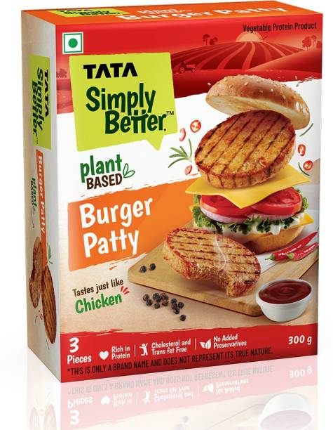 Tata Simply Better Plant Based Burger Patty 300 g