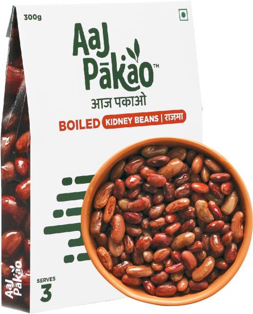 AAJPAKAO Boiled Rajma / Kidney Bean, Ready to Cook (1 Pack) 300 g