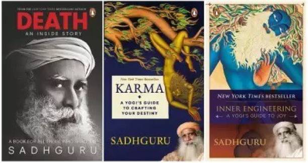 Karma + Death + Inner Engineering (3 Books Combo By Sadhguru)