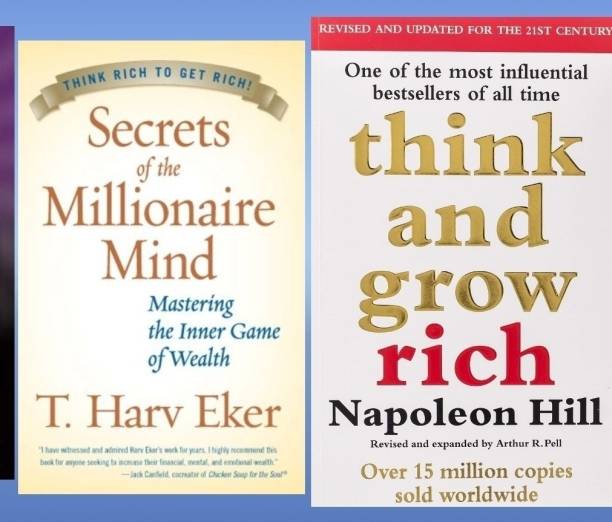 The Power Of Your Subconscious Mind + Rich Dad Poor Dad + Secret Of The Millionaire Mind + Think And Grow Rich