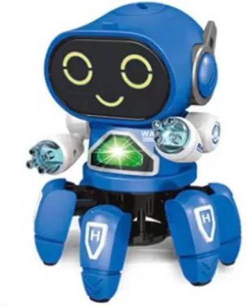 FYG ENTERPRISE Musical Dancing Robot Car Toys for Kids | Robot with Music, 3D Flashing Lights,