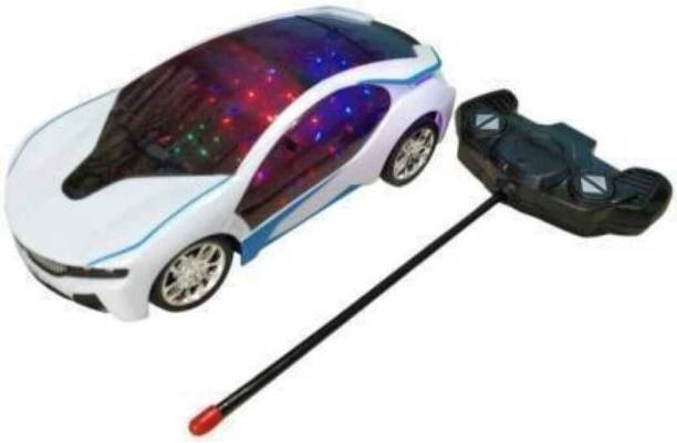Xcillince Toys Wireless Remote Control 2ch Fast Modern Car With 3D Lights
