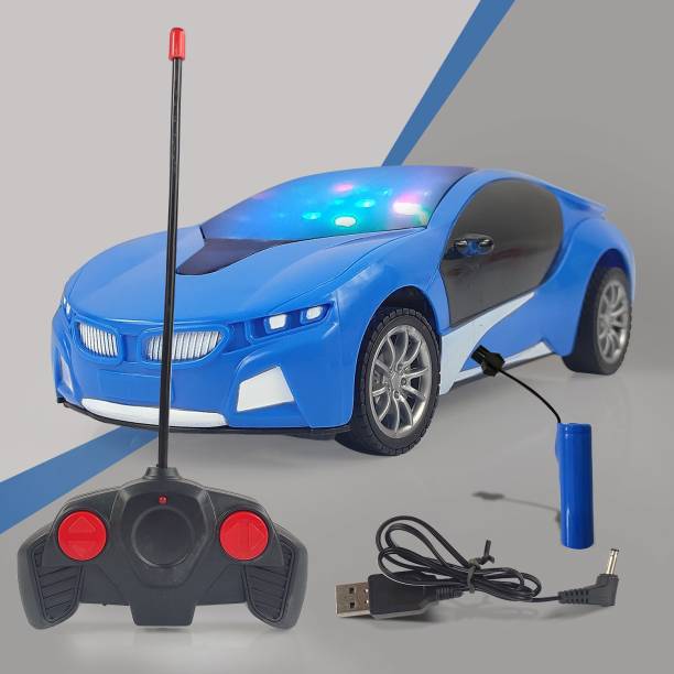Miss & Chief by Flipkart Chargeable 3D Remote Control Lighting Famous Car for 3+ Years Kids
