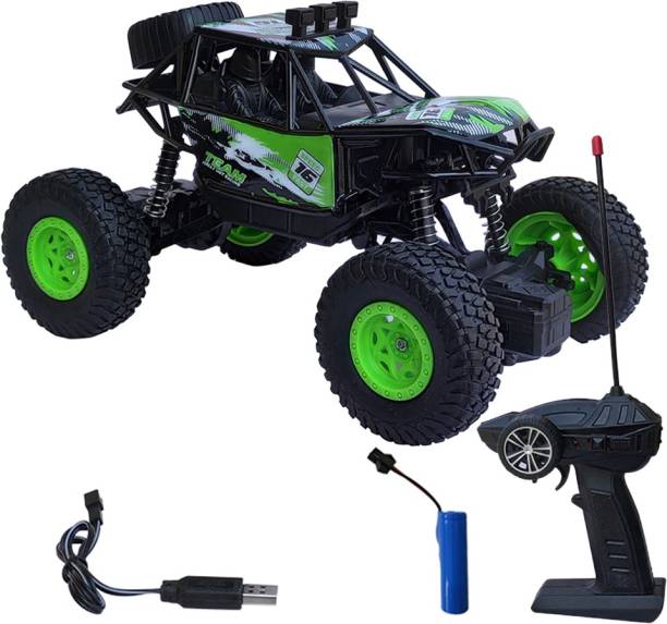 Miss & Chief Rock Leader Monster Car with Rechargeable Battery 2.4 Ghz, 4x4 Car