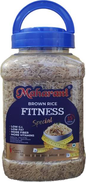 Maharani Brown Basmati Rice Brown Pusa Basmati Rice (Full Grain, Raw)