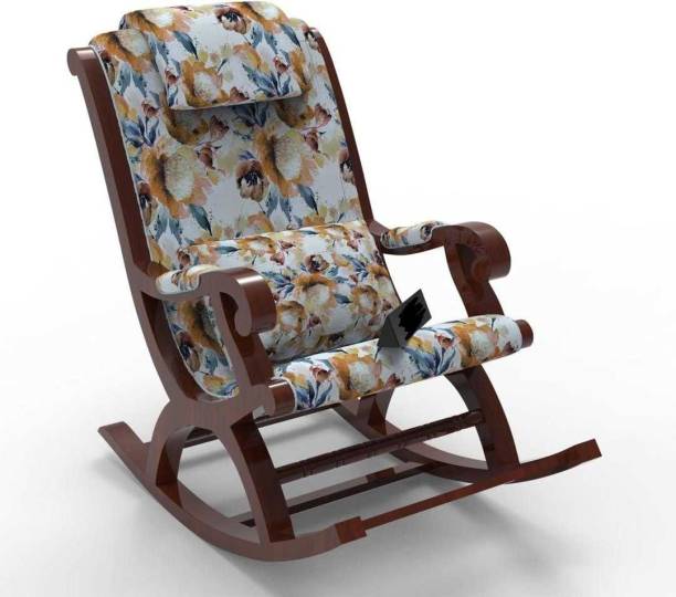 wooden luxury (Sheehsam) Rocking Chair Rocking Chair Easy Chair Fabric 1 Seater Rocking Chairs