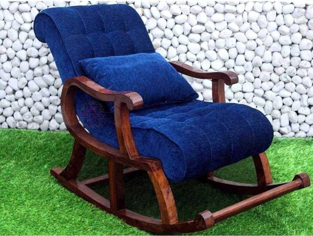 Unique Creation Handicrafts Fabric 1 Seater Rocking Chairs