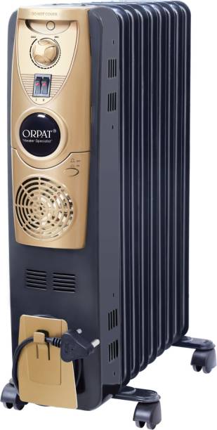 ORPAT Climate Control – Oil Heaters – OOH-9F PLUS – Black Oil Filled Room Heater