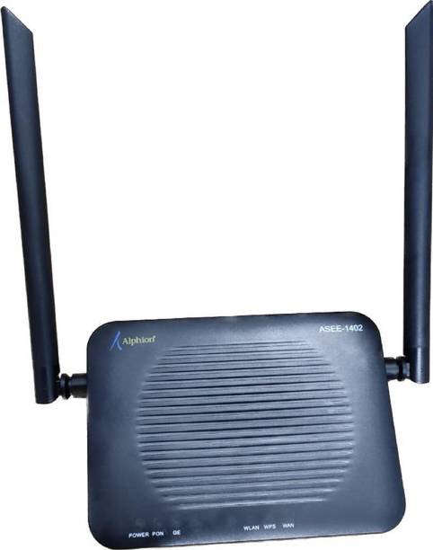 alphion ASEE-1402 100 Mbps Wireless Router (Black, Single Band)