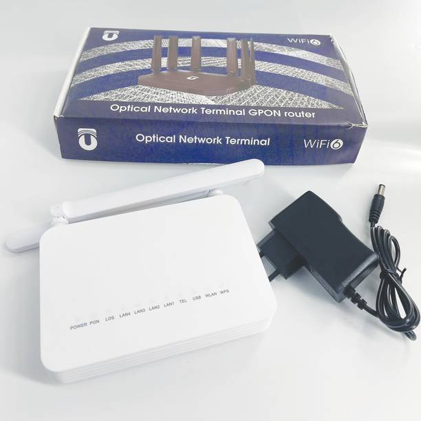 utell UTEG8141A5 1000 Mbps Mesh Router (White, Single Band)