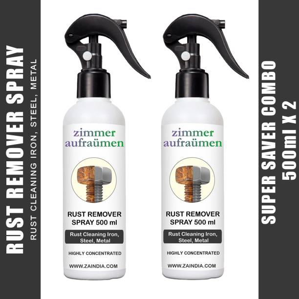 zimmer aufraumen Rust Remover Spray + Rust Remover Spray Combo(500ml) Rust Removal Solution with Trigger Spray