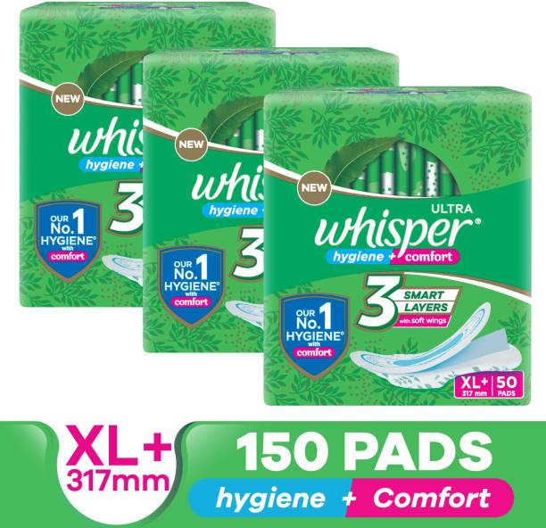 Whisper Combo of Ultra Clean XL+ for Women Sanitary Pad