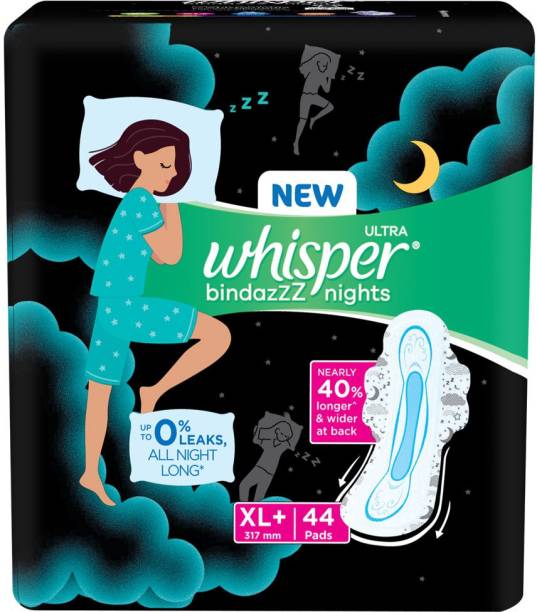Whisper Bindazzz Nights XL+ Sanitary Pad