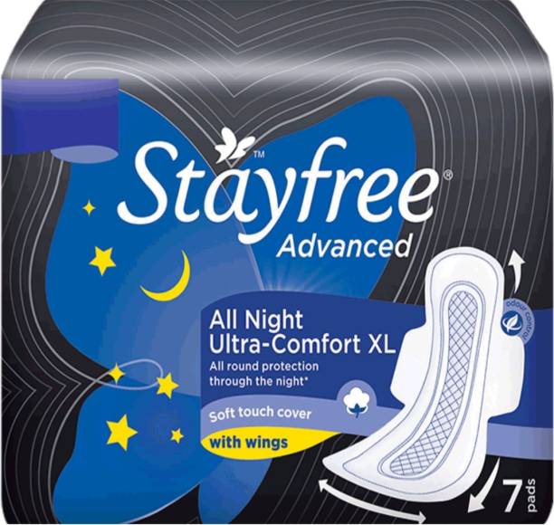 STAYFREE Advanced All Nights Xl 7 pads Sanitary Pad