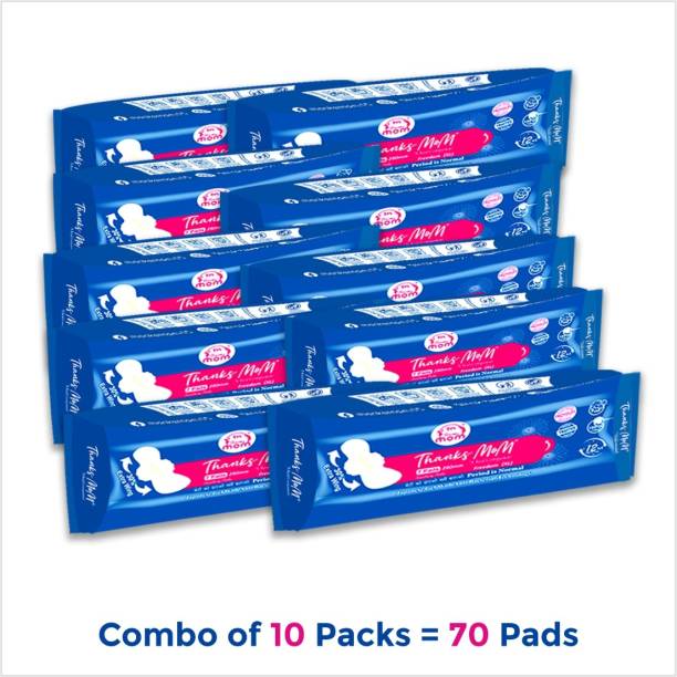 Thanks mom Freedom 280 extra large soft top sheet combo of 10x7=70 sanitary pads Sanitary Pad