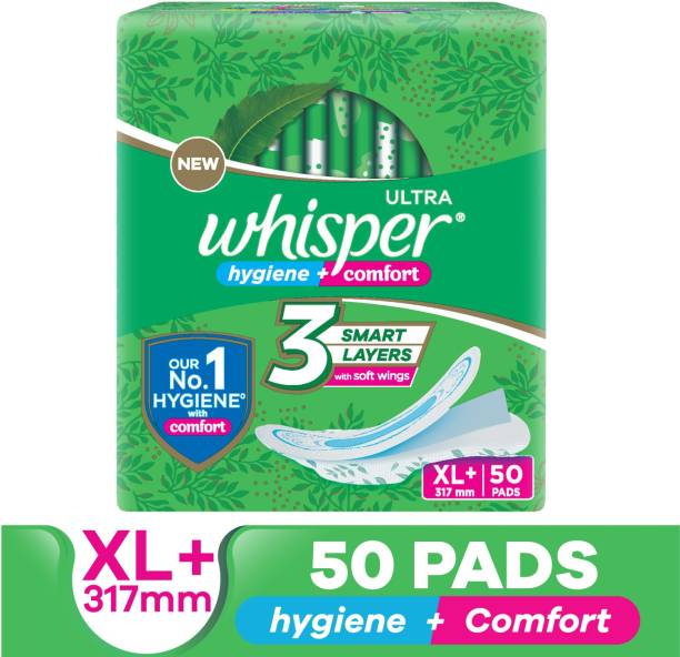Whisper Ultra Clean XL+ with Herbal Oil Sanitary Pad