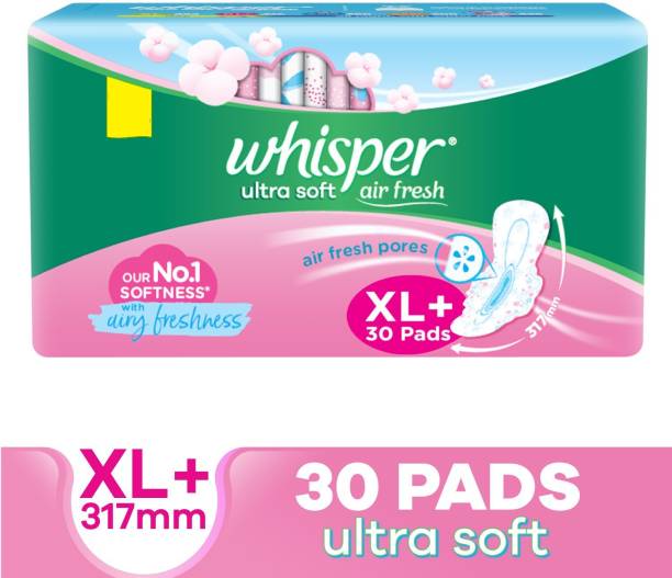 Whisper Ultra Softs Air Fresh XL+ Sanitary Pad