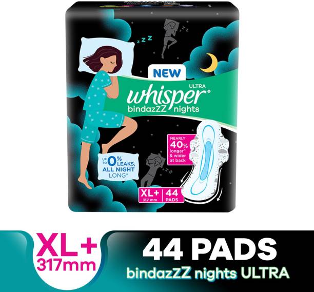 Whisper Bindazzz Nights XL+ Sanitary Pad