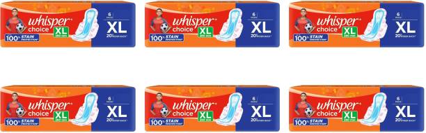 Whisper Combo of Choice XL Sanitary Pads for Women Sanitary Pad