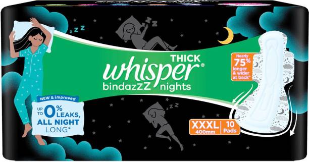 Whisper Bindazzz Nights XXXL Sanitary Pad