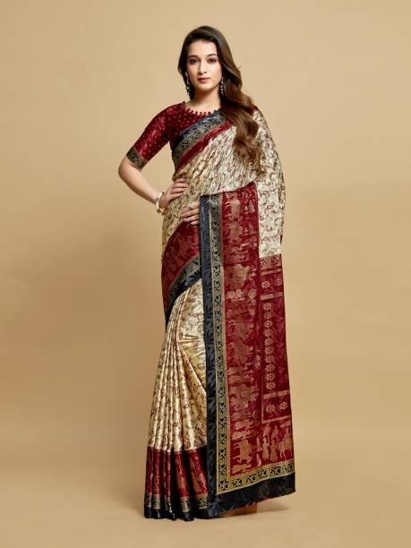 Animal Print Womens Sarees - Buy Animal Print Womens Sarees Online at Best  Prices In India 