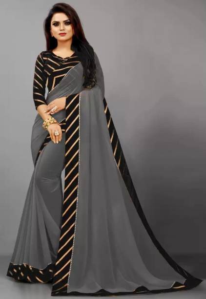 Striped Daily Wear Art Silk Saree Price in India